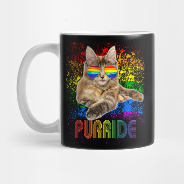 Pride Cat LGBT Gay Lesbian by BeesTeez